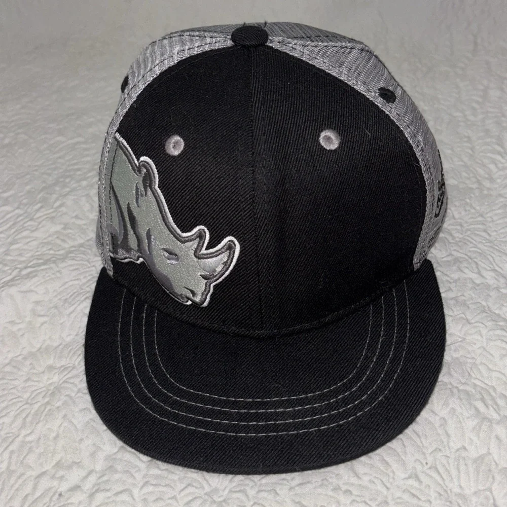 AKSELS Rhino Flatbill Snapback Hat